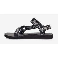 Teva Women's Original Universal Sandals - Sun And Moon Black/White - Regular (B) -Step Vibe Shop 1003987 SAMBW 3