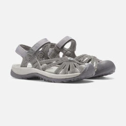 Keen Women's Rose Sandal - Gargoyle/Raven- Regular (B) -Step Vibe Shop 1016733 PLA PDP