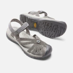 Keen Women's Rose Sandal - Gargoyle/Raven- Regular (B) -Step Vibe Shop 1016733 PPS PDP