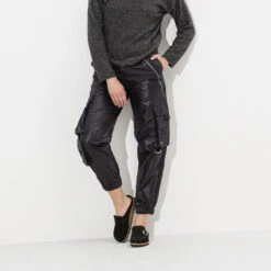 Birkenstock Women's Buckley Suede - Black- Medium/Narrow -Step Vibe Shop 1017826 f look f 1