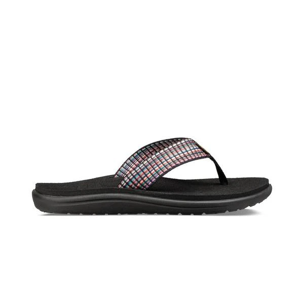 Teva Women's Voya Flip Sandal - Bar Street Multi Black- Regular (B) 1 Teva Women's Voya Flip Sandal - Bar Street Multi Black- Regular (B)