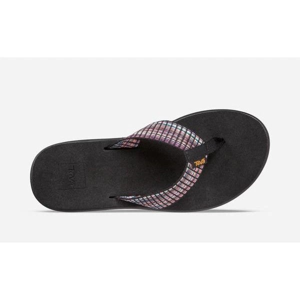 Teva Women's Voya Flip Sandal - Bar Street Multi Black- Regular (B) 3 Teva Women's Voya Flip Sandal - Bar Street Multi Black- Regular (B) - Image 3