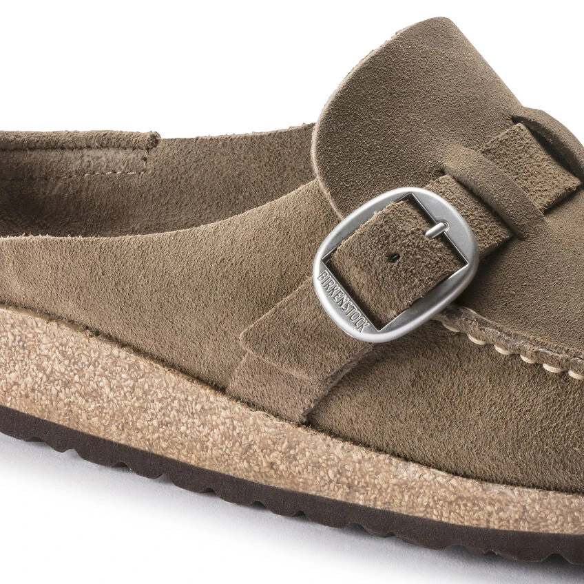 Birkenstock Women's Buckley Suede - Grey Taupe- Medium/Narrow 6 Birkenstock Women's Buckley Suede - Grey Taupe- Medium/Narrow - Image 6