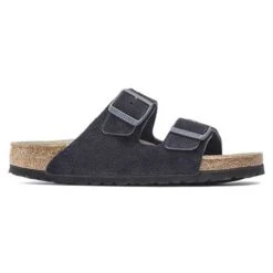 Birkenstock Arizona Suede Soft Footbed -Midnight- Medium/Narrow -Step Vibe Shop 1020716 side