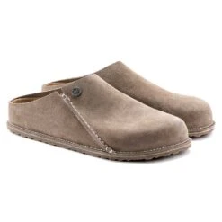 Birkenstock Women's Zermatt Suede Slipper - Gray Taupe - Medium/Narrow 10 Birkenstock Women's Zermatt Suede Slipper - Gray Taupe - Medium/Narrow -Step Vibe Shop 1021318 pair