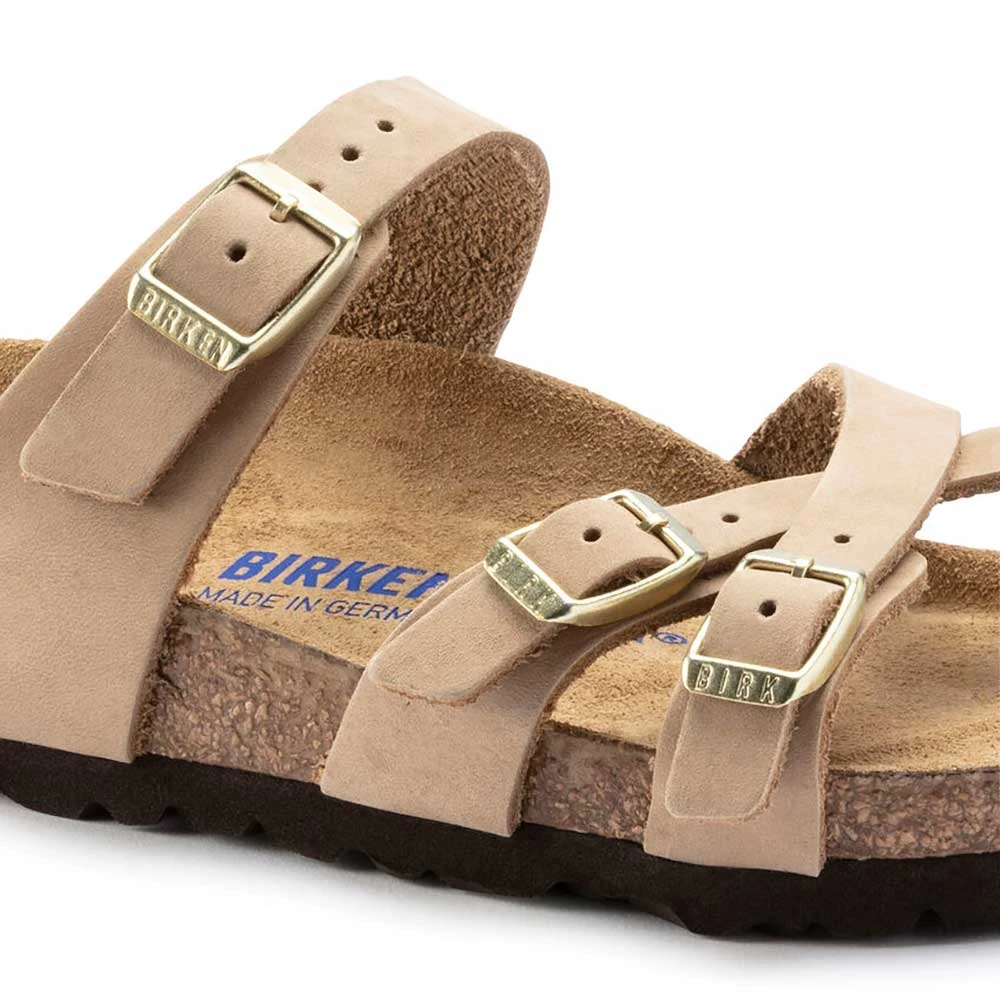 Birkenstock Women's Franca Nubuck Soft Footbed - Sandcastle- Regular/Wide 5 Birkenstock Women's Franca Nubuck Soft Footbed - Sandcastle- Regular/Wide - Image 5