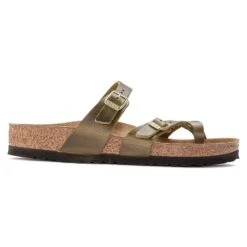 Birkenstock Women's Mayari Oiled Leather Sandal- Green Olive- Regular/Wide 9 Birkenstock Women's Mayari Oiled Leather Sandal- Green Olive- Regular/Wide -Step Vibe Shop 1023209 side