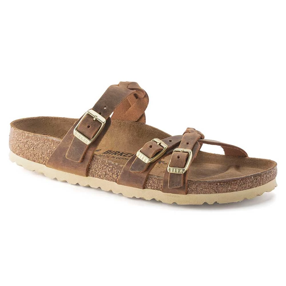 Birkenstock Women's Franca Oiled Leather Sandal - Cognac - Regular/Wide 1 Birkenstock Women's Franca Oiled Leather Sandal - Cognac - Regular/Wide