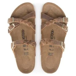 Birkenstock Women's Franca Oiled Leather Sandal - Cognac - Regular/Wide 11 Birkenstock Women's Franca Oiled Leather Sandal - Cognac - Regular/Wide -Step Vibe Shop 1024052 top