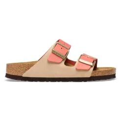 Birkenstock Women's Arizona Nubuck Sandal - Mars/Sandcastle - Regular (B) -Step Vibe Shop 1025757 side