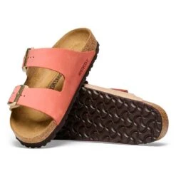 Birkenstock Women's Arizona Nubuck Sandal - Mars/Sandcastle - Regular (B) -Step Vibe Shop 1025757 sole