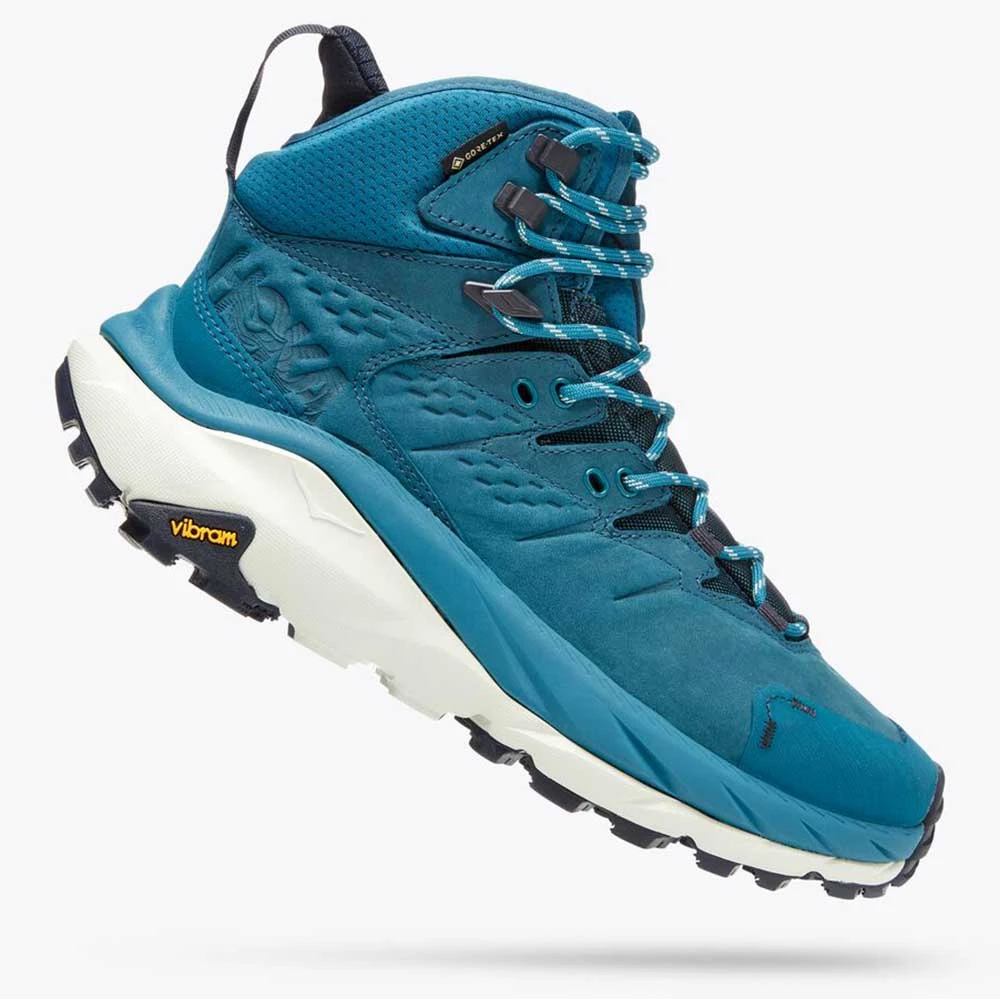 Hoka Women's Kaha 2 GTX Hiking Boot - Blue Coral/Blue Graphite - Regular (B) 2 Hoka Women's Kaha 2 GTX Hiking Boot - Blue Coral/Blue Graphite - Regular (B) - Image 2