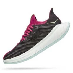 Hoka Women's Carbon X 3 Running Shoe- Festival Fuchsia/Black- Regular (B) -Step Vibe Shop 1123193 FFBL 4
