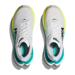 Hoka Women's Mach 5 Running Shoe - White/Blue Glass - Regular (B) -Step Vibe Shop 1127894 WBGL 2