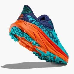 Hoka Women's Challenger ATR 7 Trail Running Shoe - Ceramic/Vibrant Orange - Regular (B) -Step Vibe Shop 1134498 CVOR 4