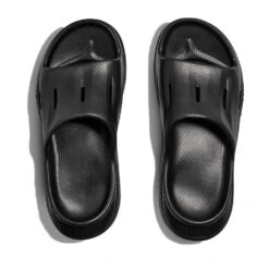 Hoka Unisex Ora Recovery Slide 3 - Black/Black -Step Vibe Shop 1135061 BBLC 2