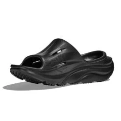 Hoka Unisex Ora Recovery Slide 3 - Black/Black -Step Vibe Shop 1135061 BBLC 3