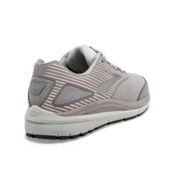 BROOKS Women's Addiction Walker Suede Walking Shoe - Alloy/Oyster/Peach- Regular (B) -Step Vibe Shop 120308 007 H Addiction Walker Suede