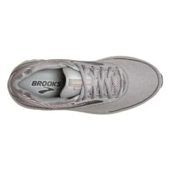 BROOKS Women's Addiction Walker Suede Walking Shoe - Alloy/Oyster/Peach- Regular (B) -Step Vibe Shop 120308 007 O Addiction Walker Suede