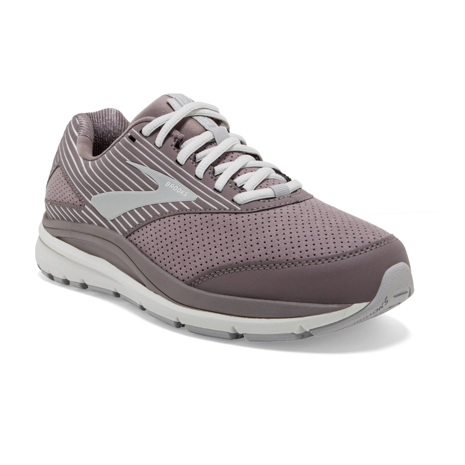 BROOKS Women's Addiction Walker Suede Walking Shoe - Shark/Alloy/Oyster - Regular (B) 3 BROOKS Women's Addiction Walker Suede Walking Shoe - Shark/Alloy/Oyster - Regular (B) - Image 3