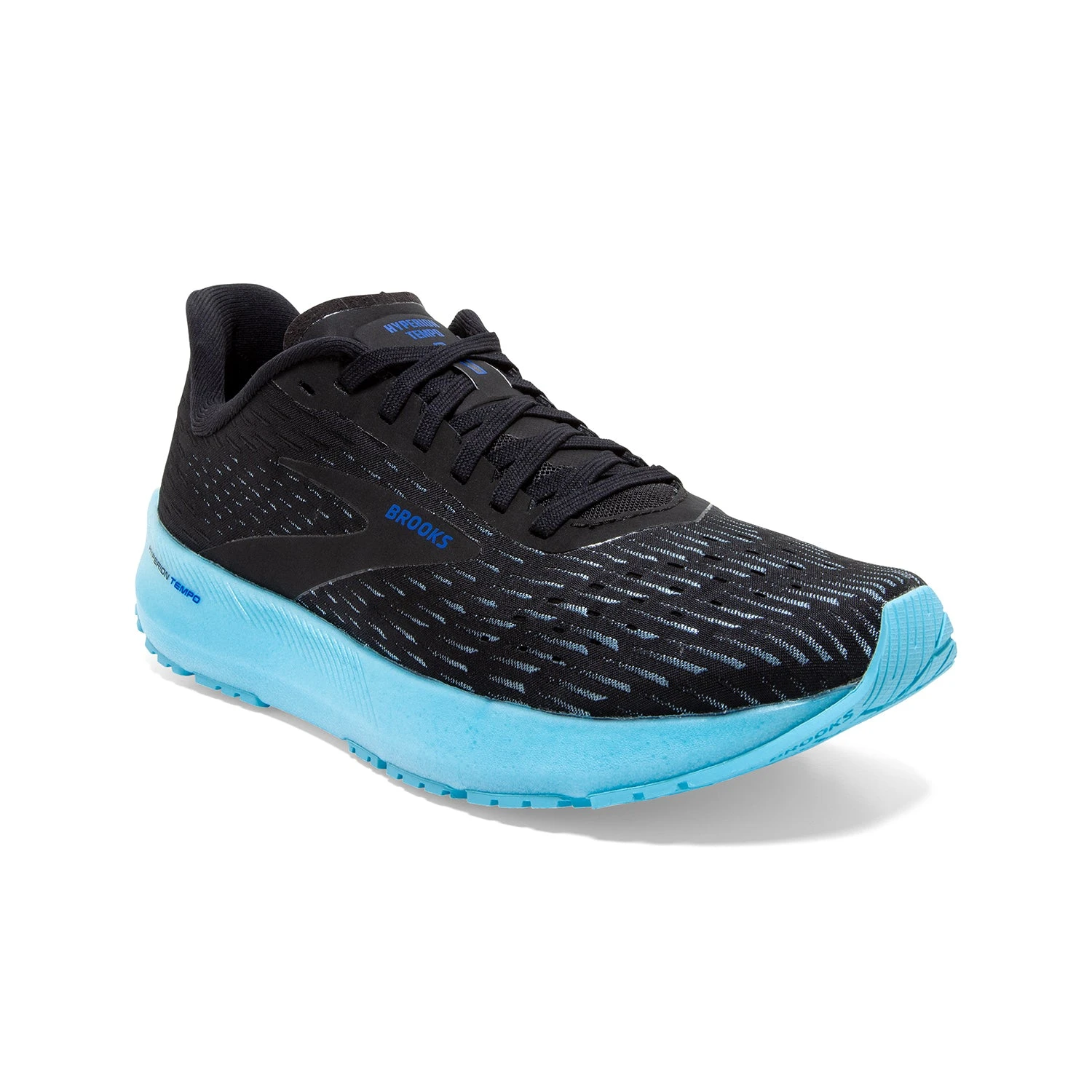 BROOKS Women's Hyperion Tempo Running Shoe - Black/Iced Aqua/Blue - Regular (B) 3 BROOKS Women's Hyperion Tempo Running Shoe - Black/Iced Aqua/Blue - Regular (B) - Image 3