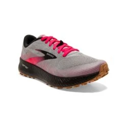 BROOKS Women's Catamount Trail Running Shoe - Alloy/Pink/Black - Regular (B) -Step Vibe Shop 120339 098 A Catamount