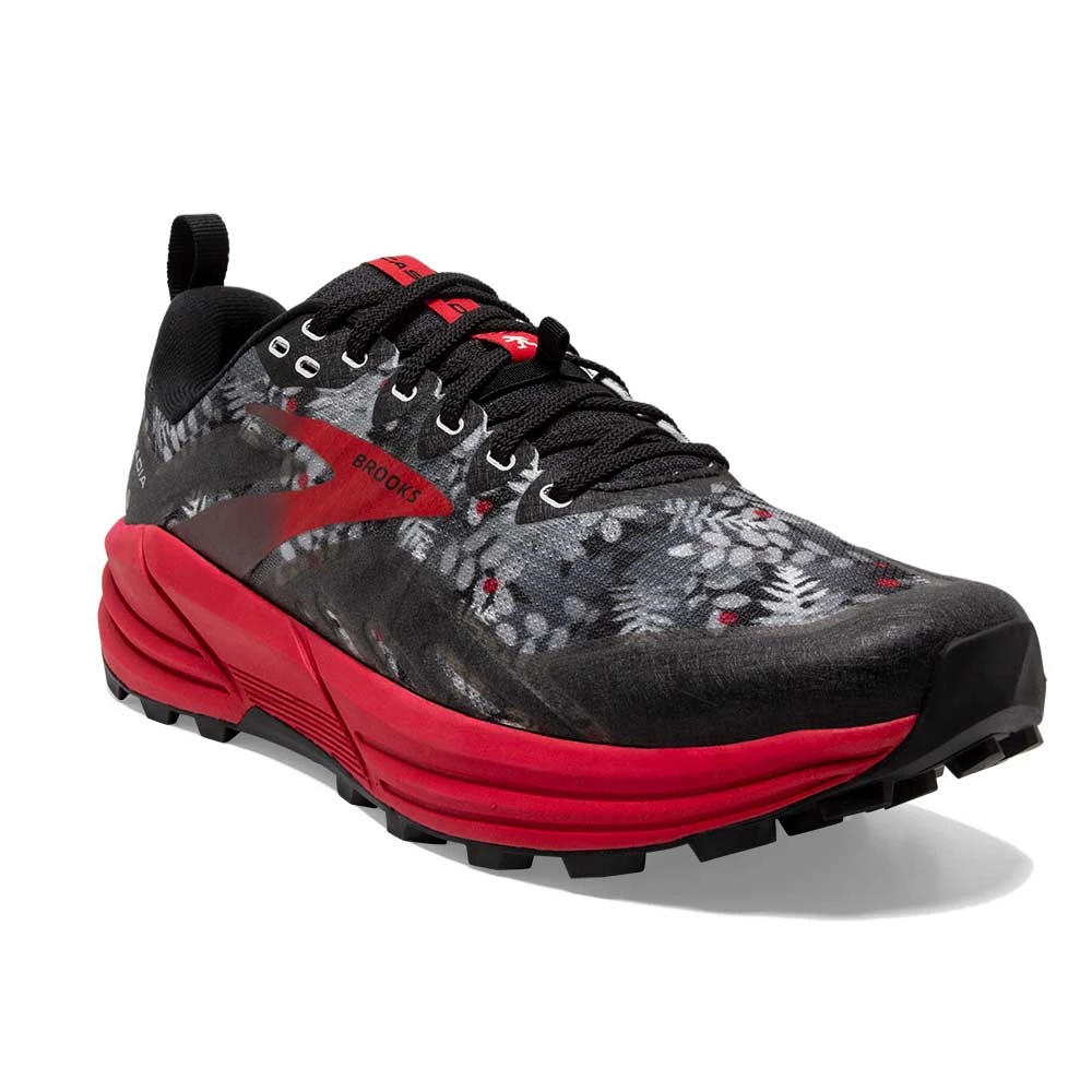BROOKS Women's Cascadia 16 Trail Shoe - Black/Grey/Red- Regular (B) 2 BROOKS Women's Cascadia 16 Trail Shoe - Black/Grey/Red- Regular (B) - Image 2