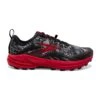 BROOKS Women's Cascadia 16 Trail Shoe - Black/Grey/Red- Regular (B)