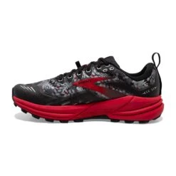 BROOKS Women's Cascadia 16 Trail Shoe - Black/Grey/Red- Regular (B) 8 BROOKS Women's Cascadia 16 Trail Shoe - Black/Grey/Red- Regular (B) -Step Vibe Shop 120363 008 M Cascadia 16