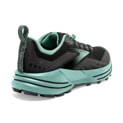 BROOKS Women's Cascadia 16 Trail Running Shoes - Black/Ebony/Yucca - Regular (B) -Step Vibe Shop 120363 049 H Cascadia 16