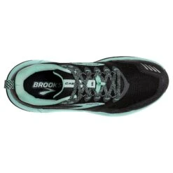 BROOKS Women's Cascadia 16 Trail Running Shoes - Black/Ebony/Yucca - Regular (B) -Step Vibe Shop 120363 049 O Cascadia 16