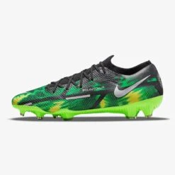 Nike Unisex Phantom GT2 Pro SW FG Soccer Shoe - Black/MTLC Platinum Green-Regular (D) -Step Vibe Shop 1e4a4a9f b2f8 42d4 b747 bb8c66f8c811