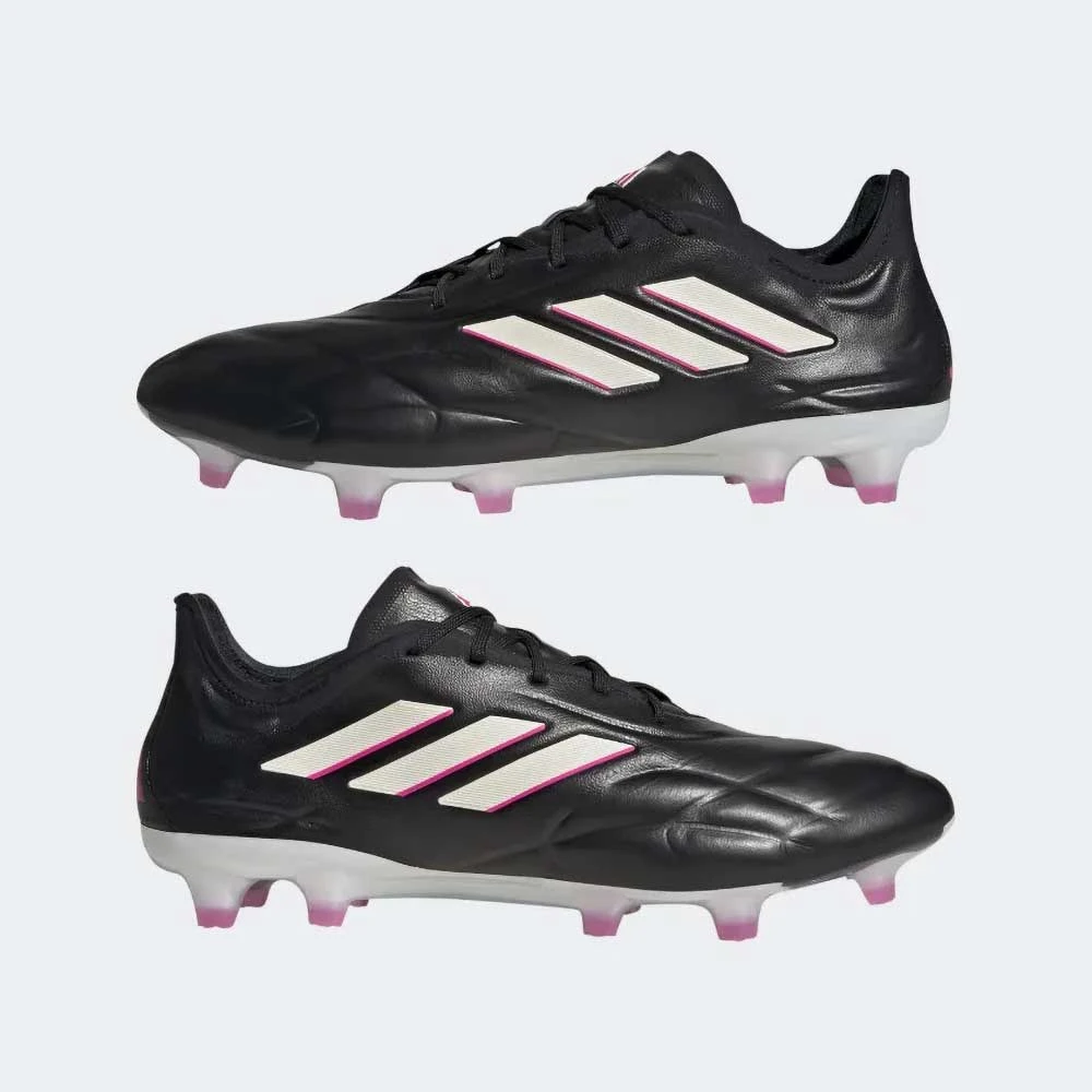 ADIDAS Unisex Copa Pure .1 FG Soccer Shoes - Core Black/Zero Met 5 ADIDAS Unisex Copa Pure .1 FG Soccer Shoes - Core Black/Zero Met - Image 5