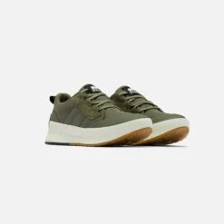 Sorel Women's Out N About III Low Sneaker Waterproof - Stone Green- Regular (B) -Step Vibe Shop 2019631 397 f2