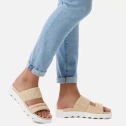 Sorel Women's Viibe Slide - Nova Sand/Sea Salt - Regular (B) -Step Vibe Shop 2030531 260 a9