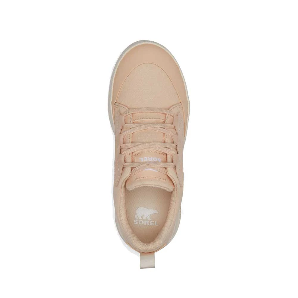 Sorel Women's Out N About III Low Sneaker Canvas WP - White Peach/Chalk - Regular (B) 2 Sorel Women's Out N About III Low Sneaker Canvas WP - White Peach/Chalk - Regular (B) - Image 2