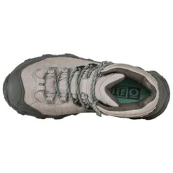Oboz Women's Bridger Mid B-DRY Hiking Shoe- Frost Gray -Step Vibe Shop 22102 Womens Bridger Mid B DRY FrostGray top 71540