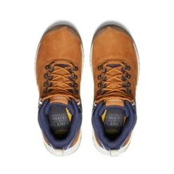 Women's Nxis Explorer Mid Waterproof Hiking Boot - Keen Maple/Birch- Regular (B) -Step Vibe Shop 3d98a69bb08aea03fee3285af74a530c22bd17c6