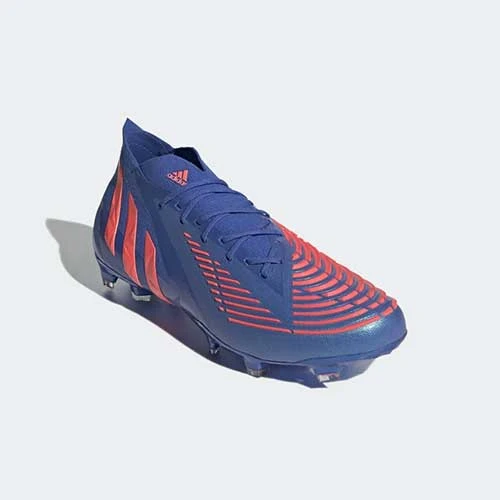 ADIDAS Unisex Predator Edge .1 FG Soccer Shoe - Hi-Res Blue/Turbo/Hi-Res Blue - Regular (D) 2 ADIDAS Unisex Predator Edge .1 FG Soccer Shoe - Hi-Res Blue/Turbo/Hi-Res Blue - Regular (D) - Image 2