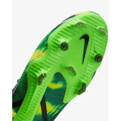 Nike Unisex Phantom GT2 Pro SW FG Soccer Shoe - Black/MTLC Platinum Green-Regular (D) -Step Vibe Shop 68efe4e9 0934 4f13 b2f2 23d33966423b