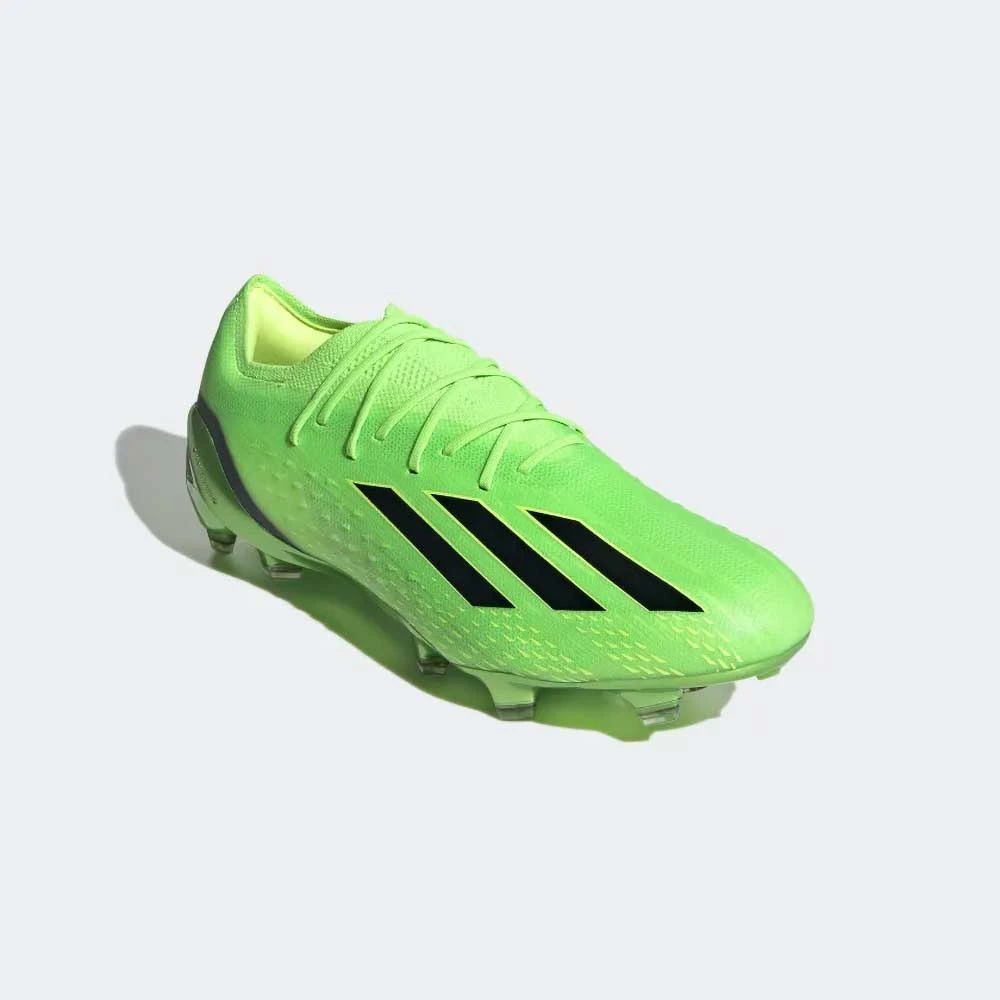 ADIDAS Unisex X SpeedPortal .1 FG Soccer Shoe - Solar Green/Solar Red/Solar Yellow 2 ADIDAS Unisex X SpeedPortal .1 FG Soccer Shoe - Solar Green/Solar Red/Solar Yellow - Image 2