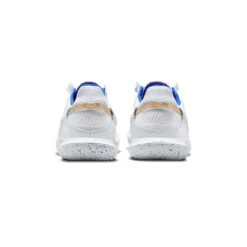 Unisex Nike Streetgato IC Soccer Shoes- White/Metallic Gold/Hyper Royal - Regular (D) -Step Vibe Shop AURORA DC8466 174 PHCBH000 2000