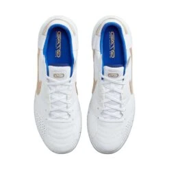 Unisex Nike Streetgato IC Soccer Shoes- White/Metallic Gold/Hyper Royal - Regular (D) -Step Vibe Shop AURORA DC8466 174 PHCTH001 2000