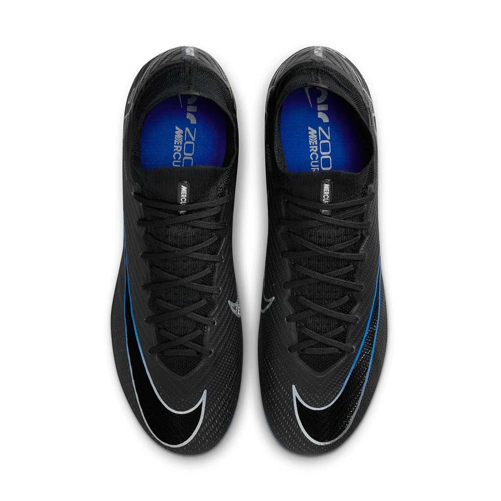 Nike Zoom Mercurial Superfly 9 Elite FG Soccer Cleat - Black/Chrome-Hyper Royal- Regular (D) 4 Nike Zoom Mercurial Superfly 9 Elite FG Soccer Cleat - Black/Chrome-Hyper Royal- Regular (D) - Image 4