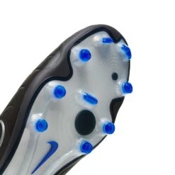 Nike Tiempo Legend 10 Elite FG Soccer Cleat - Black/Chrome-Hyper Blue- Regular (D) -Step Vibe Shop AURORA DV4328 040 PHSUD001 2000
