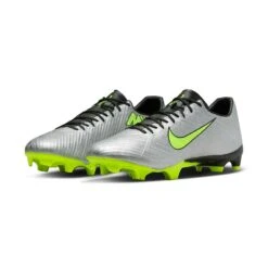 Unisex Nike Zoom Mercurial Vapor 15 Academy XXV MG Soccer Cleats - Metallic Silver/Volt - Regular (D) -Step Vibe Shop AURORA FB8399 060 PHCFH001 2000