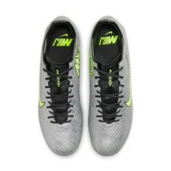 Unisex Nike Zoom Mercurial Vapor 15 Academy XXV MG Soccer Cleats - Metallic Silver/Volt - Regular (D) -Step Vibe Shop AURORA FB8399 060 PHCTH001 2000