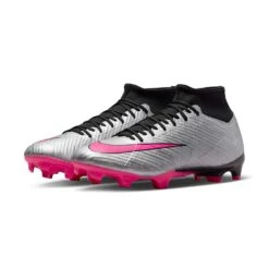 Unisex Nike Zoom Mercurial Superfly 9 Academy XXV MG Soccer Cleats - Metallic Silver/Hyper Pink -Step Vibe Shop AURORA FB8402 060 PHCFH001 2000
