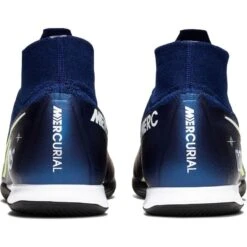 Nike Unisex Superfly 7 Elite MDS IC Soccer Cleat - Blue Void/White/Black/Metallic Silver -Step Vibe Shop BQ5470 401 PHCBH000