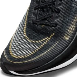 Nike Women's ZoomX Vaporfly Next % 2 Racing Shoe - Black/White/Metallic Gold Coin - Regular (B) 14 Nike Women's ZoomX Vaporfly Next % 2 Racing Shoe - Black/White/Metallic Gold Coin - Regular (B) -Step Vibe Shop CU4123 001 PHSYD001 1500